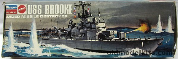 Monogram 1/310 USS Brooke DEG-1/FFG-1, 6855 plastic model kit